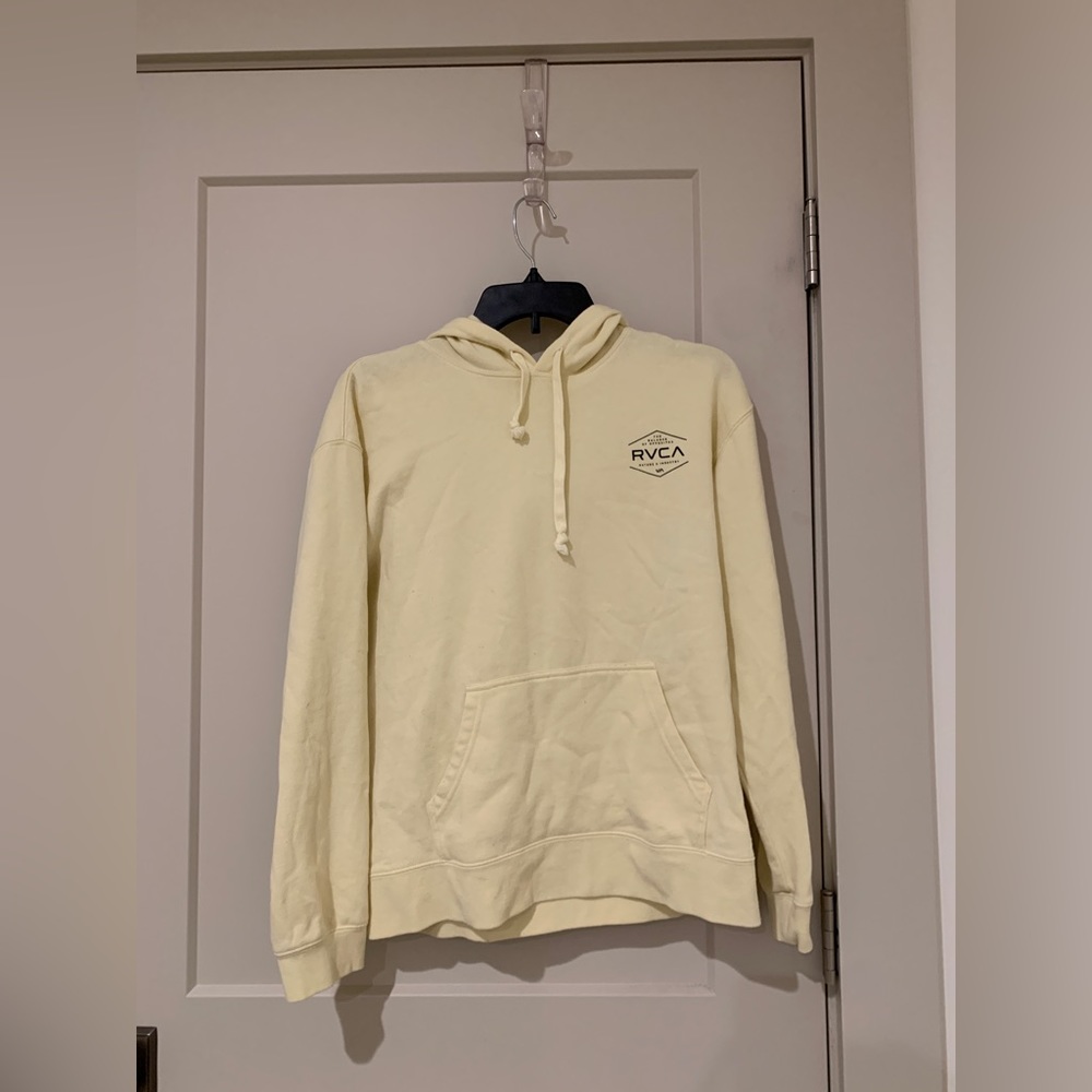 Rvca yellow hoodie